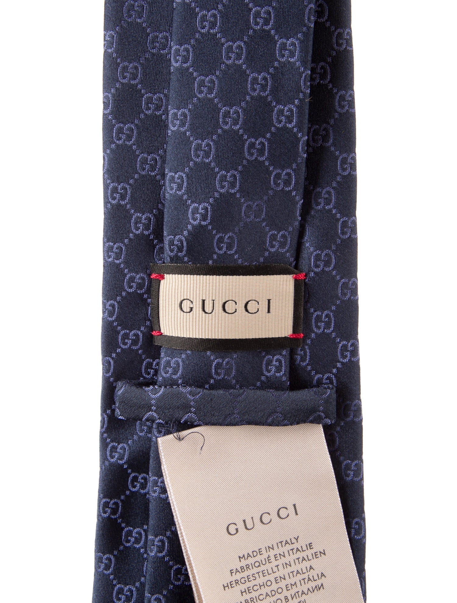 Gucci Silk GG Monogramed Tie