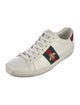 Gucci Web Accent Leather Sneakers