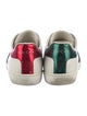 Gucci Web Accent Leather Sneakers