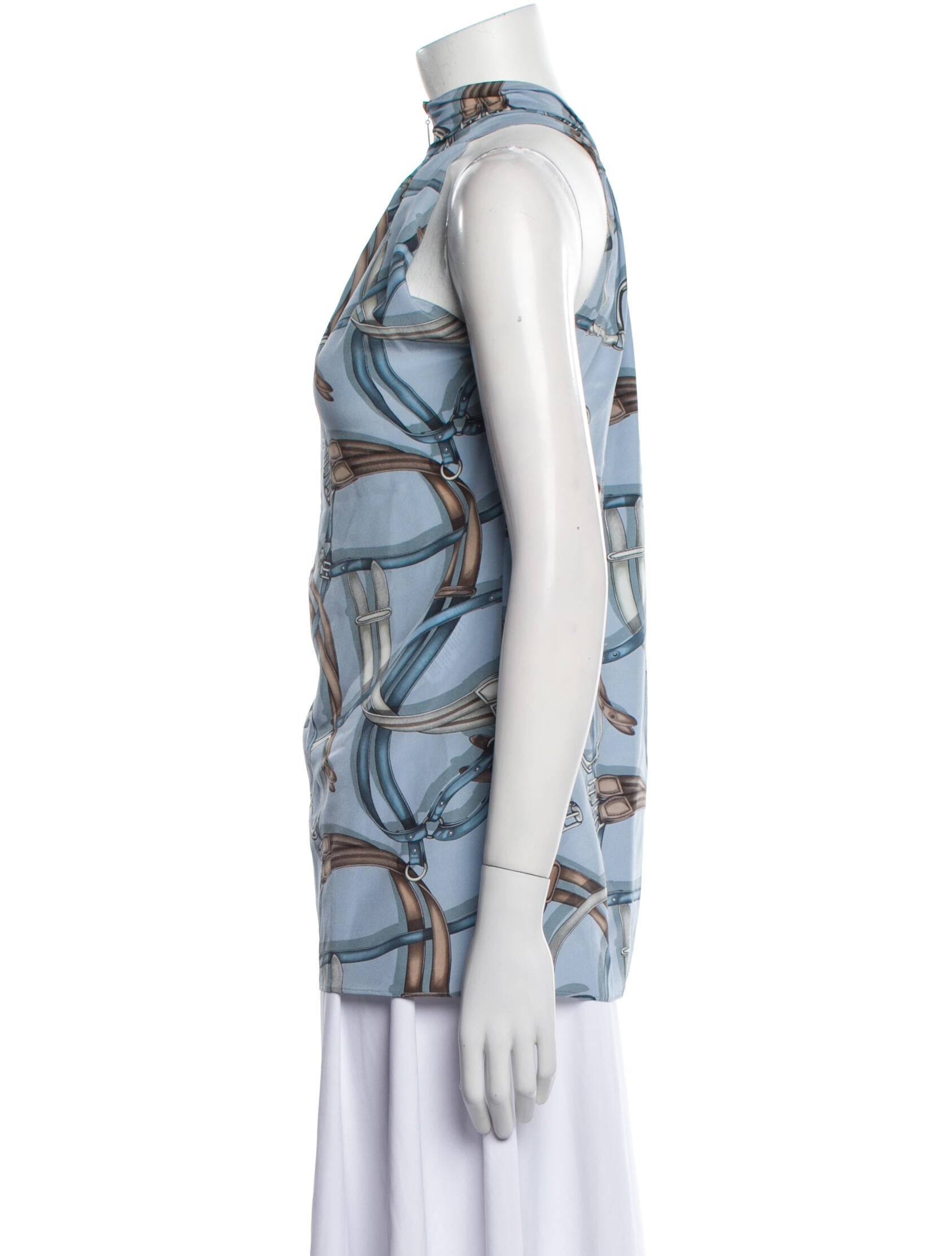 Gucci Silk Printed Blouse