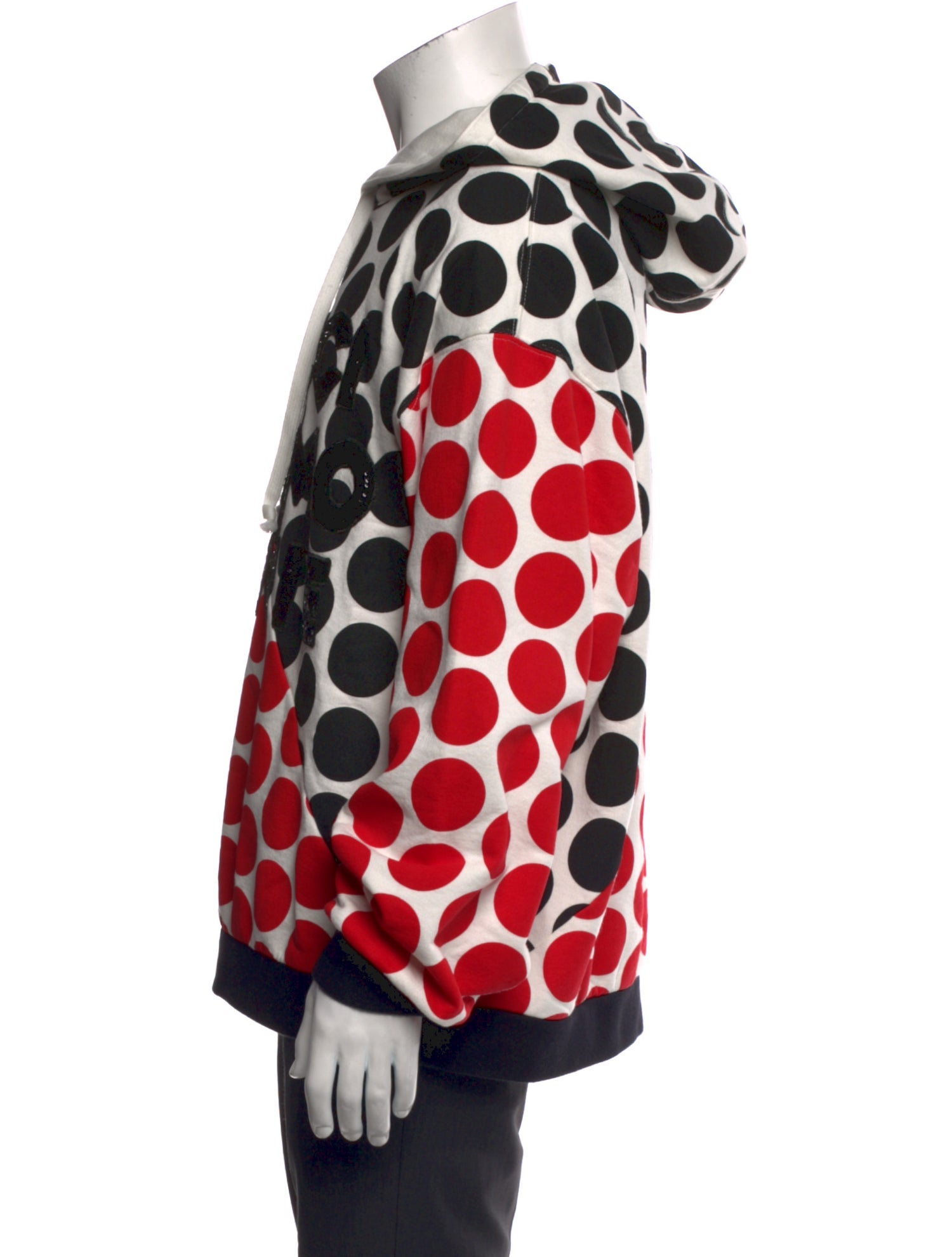 Gucci Polka Dot Print Crew Neck Hoodie