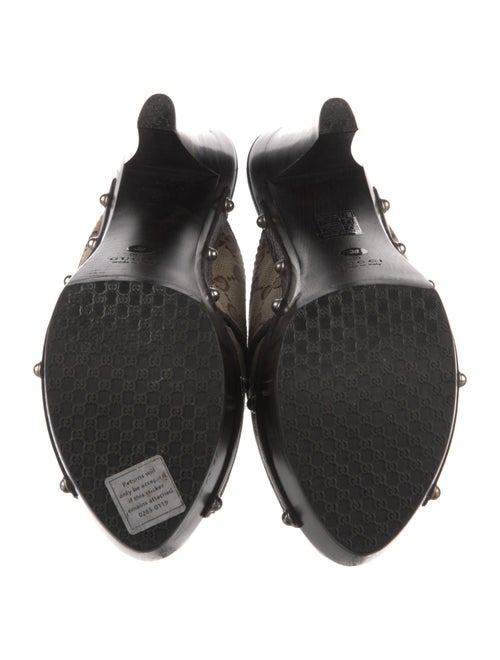 Gucci GG Canvas Canvas Mules