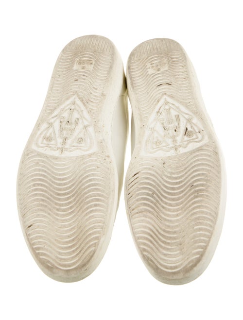 Gucci Web Accent Leather Sneakers