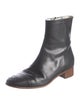Gucci Interlocking G Logo Leather Boots