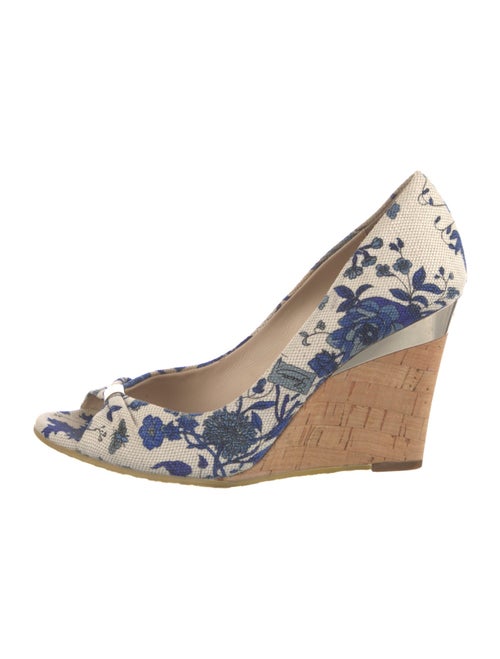 Gucci Microguccissima Pattern Canvas Pumps