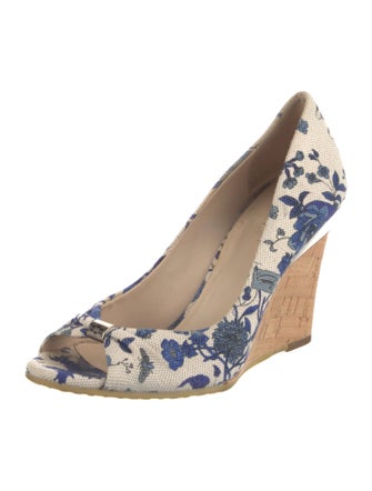 Gucci Microguccissima Pattern Canvas Pumps