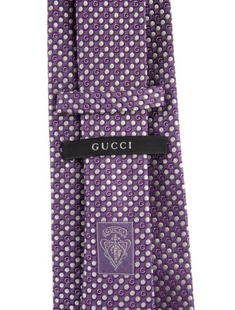 Gucci Pattern Print Tie