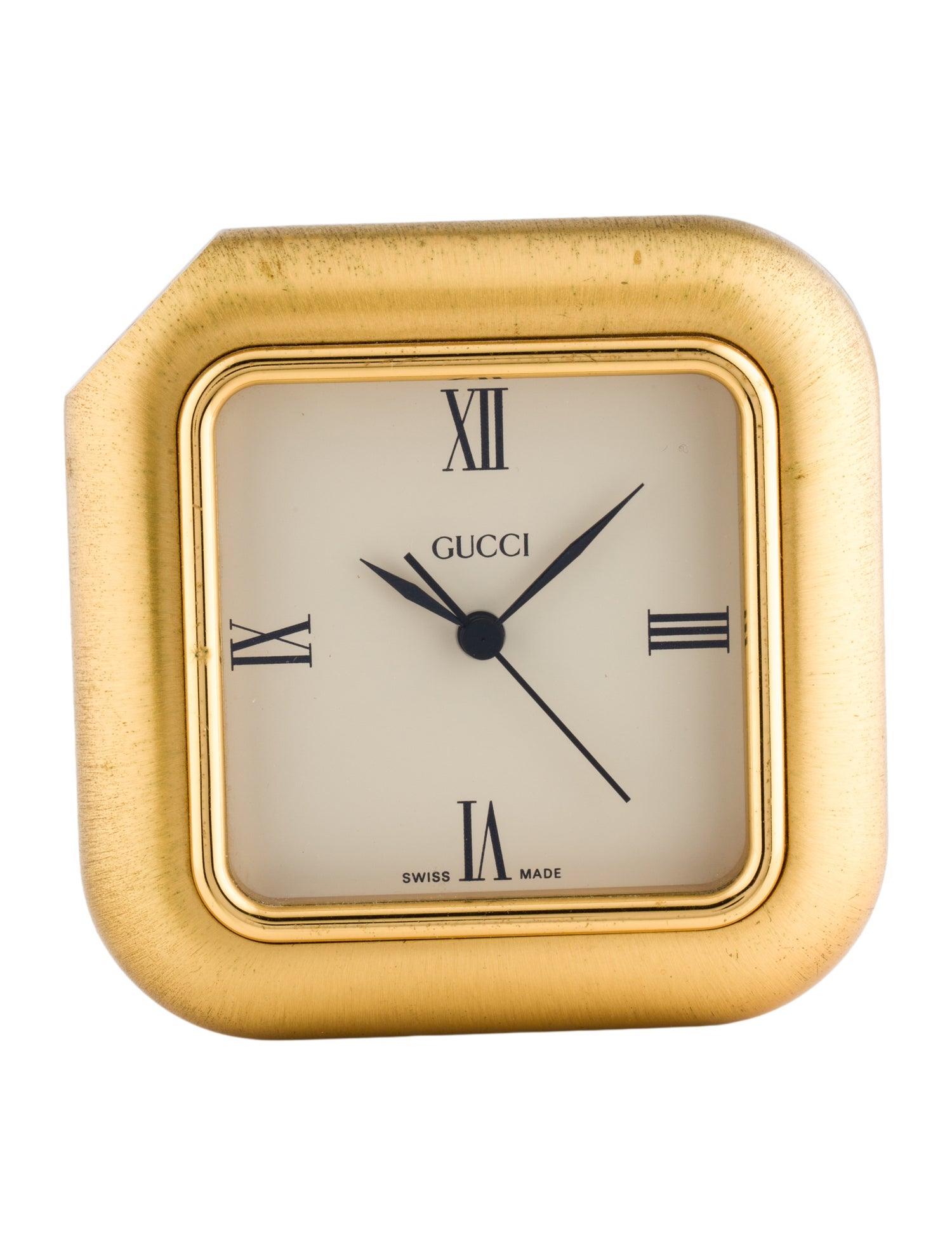 Gucci Bronze Desk Clock