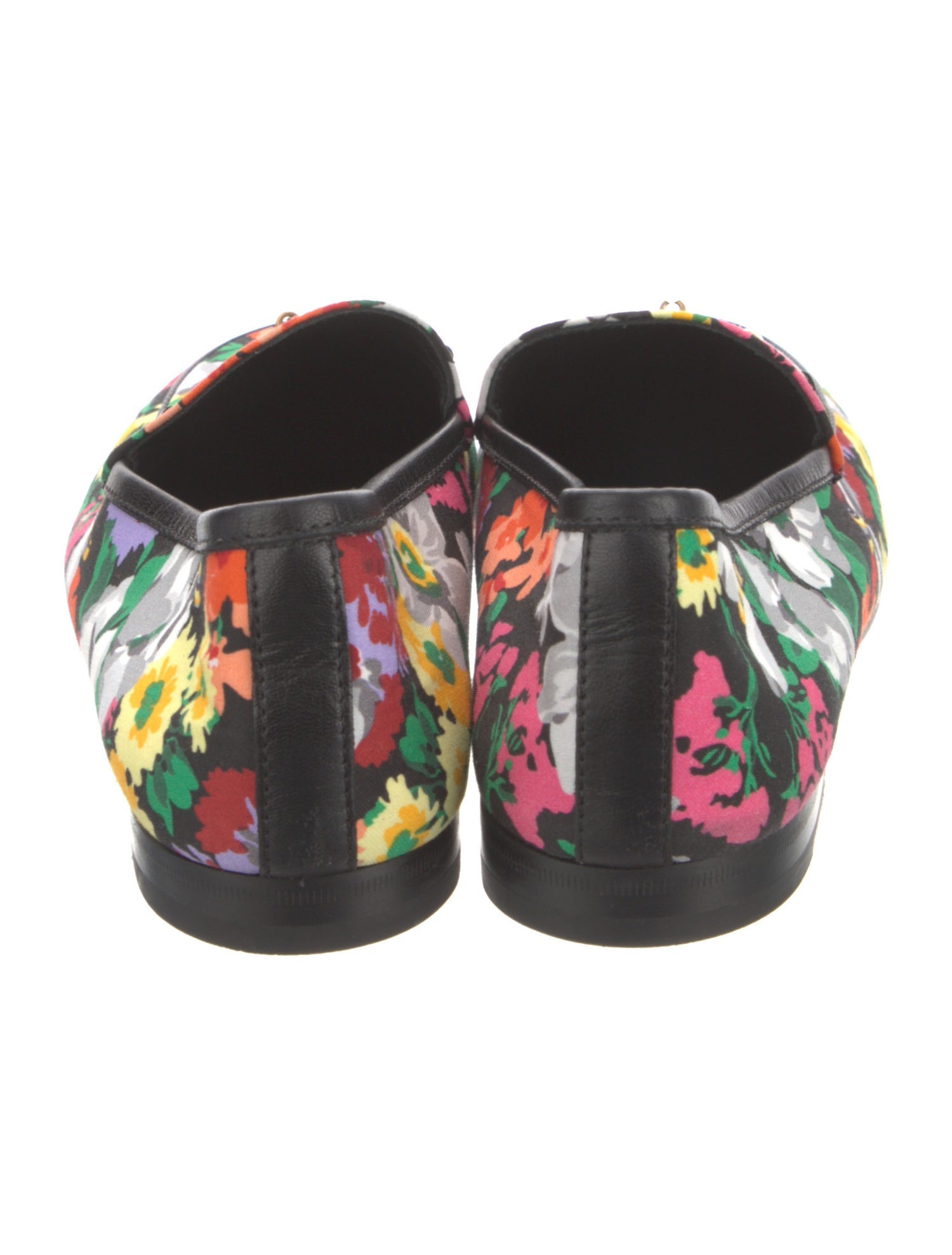 Gucci 1955 Horsebit Accent Leather Trim Embellishment Loafers