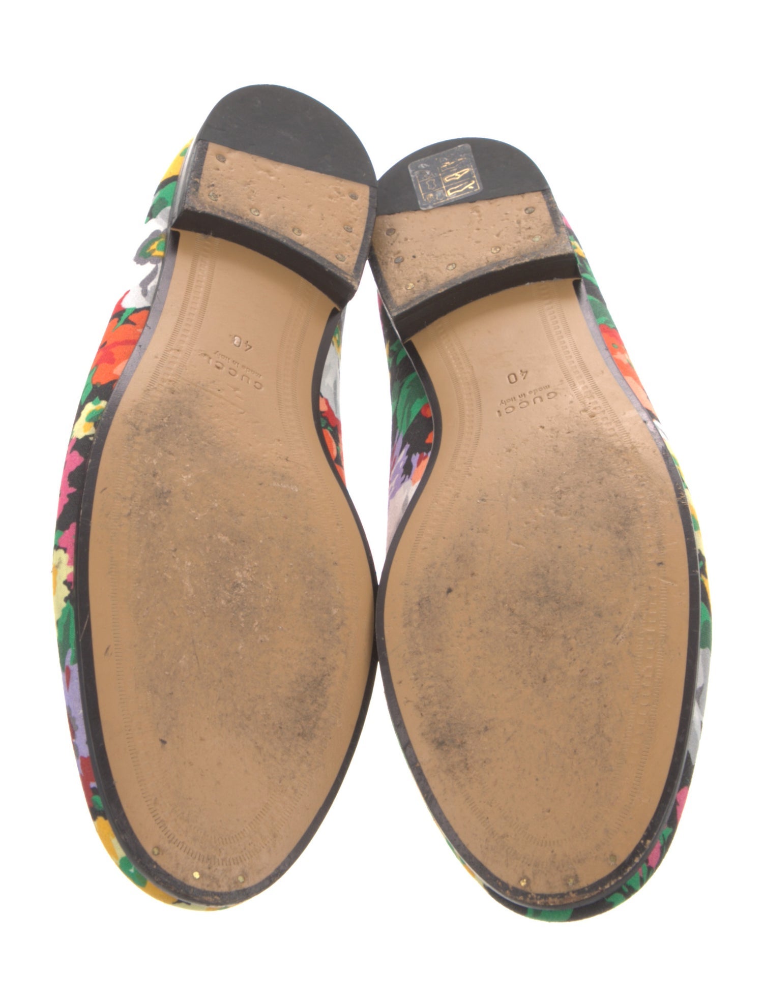 Gucci 1955 Horsebit Accent Leather Trim Embellishment Loafers