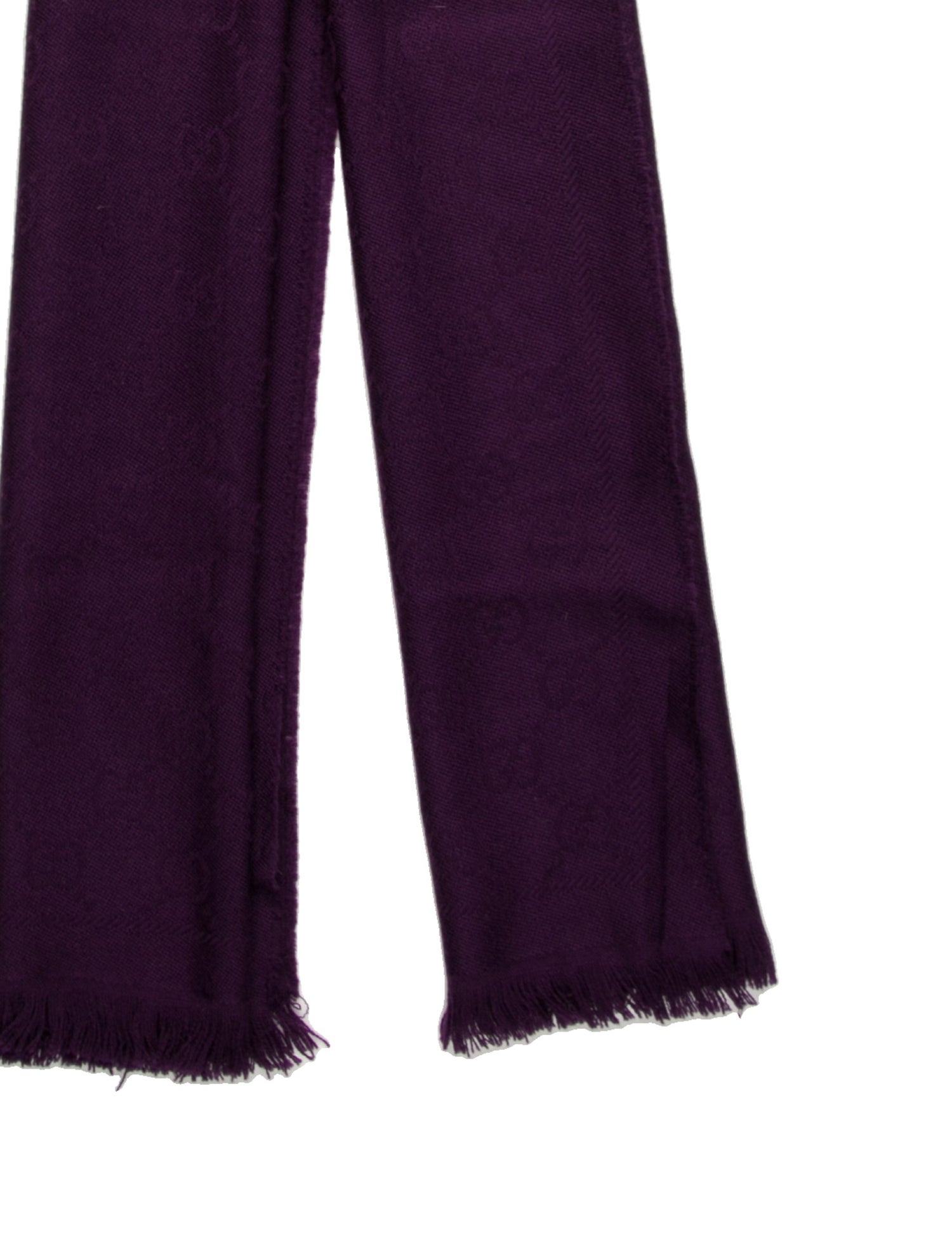 Gucci Wool GG Canvas Scarf