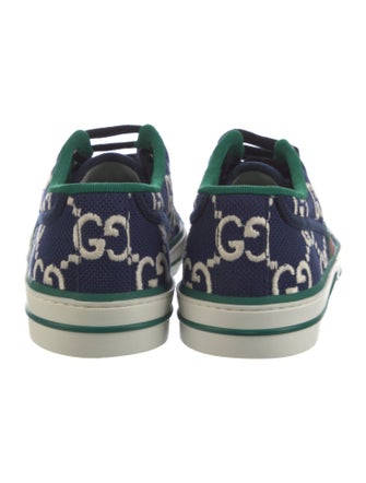 Gucci Web Accent Canvas Sneakers