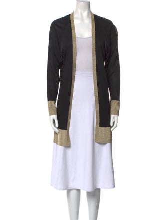 Gucci Colorblock Pattern Open Front Sweater