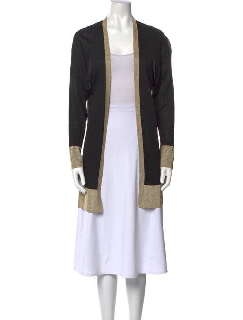 Gucci Colorblock Pattern Open Front Sweater