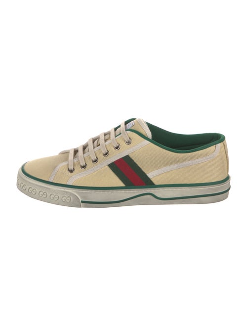 Gucci Web Accent Canvas Sneakers