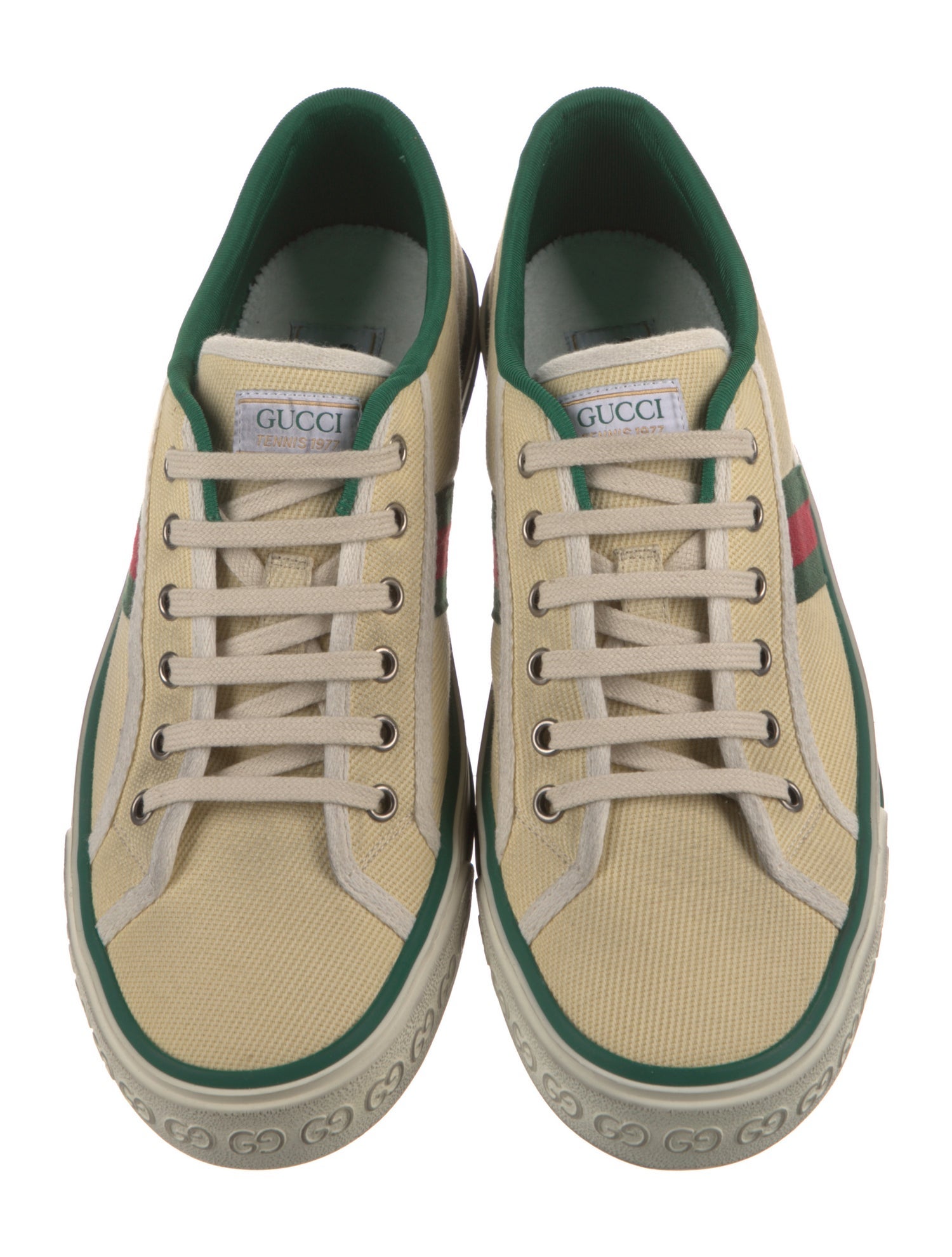 Gucci Web Accent Canvas Sneakers