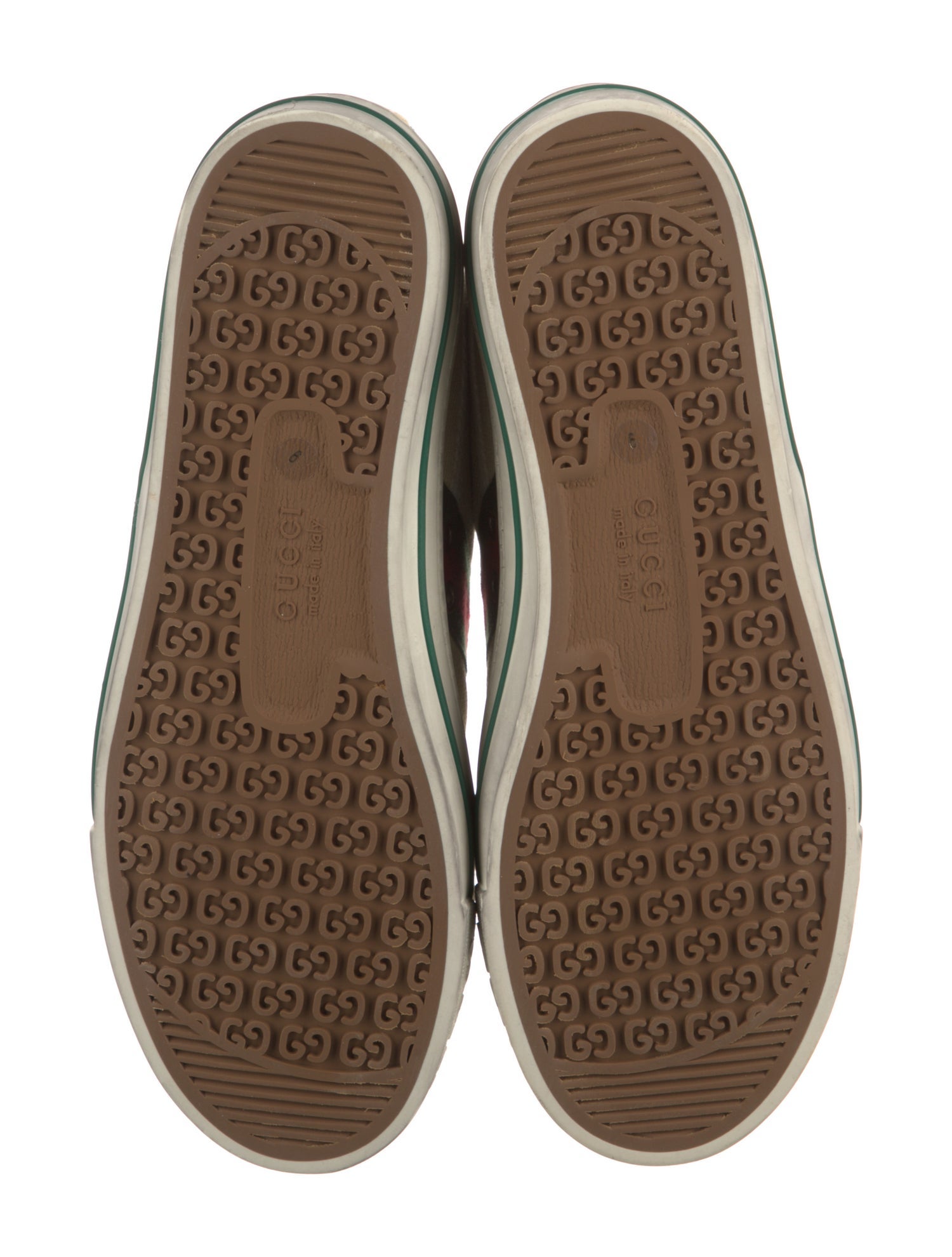 Gucci Web Accent Canvas Sneakers