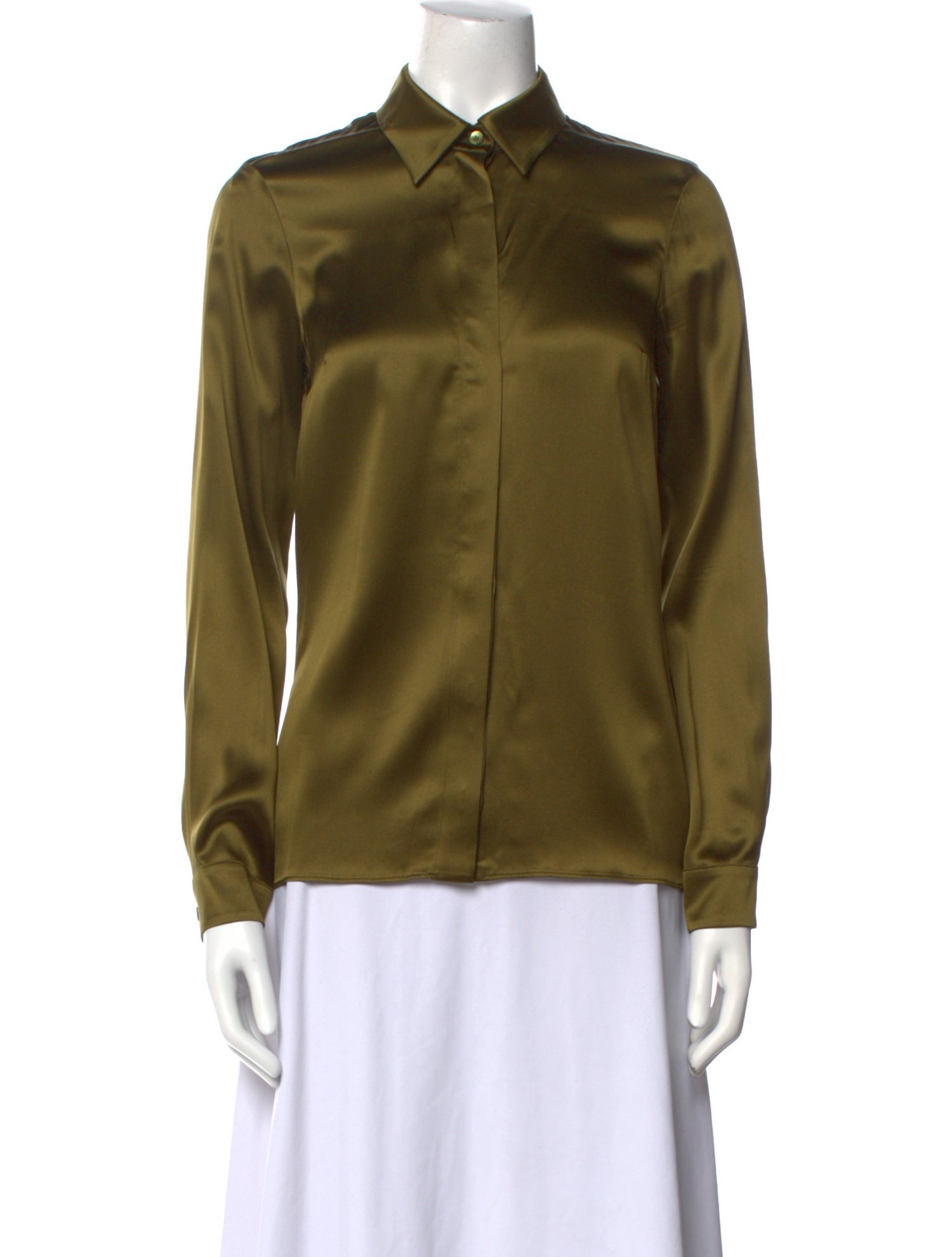 Gucci 2013 Silk Button-Up Top