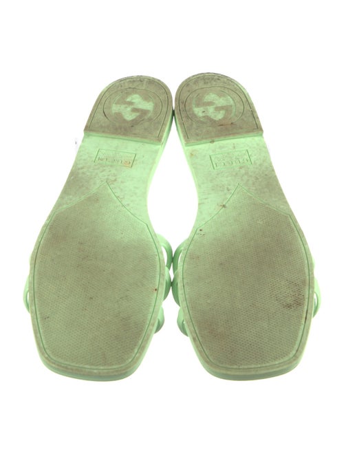 Gucci Interlocking G Logo Rubber Slides