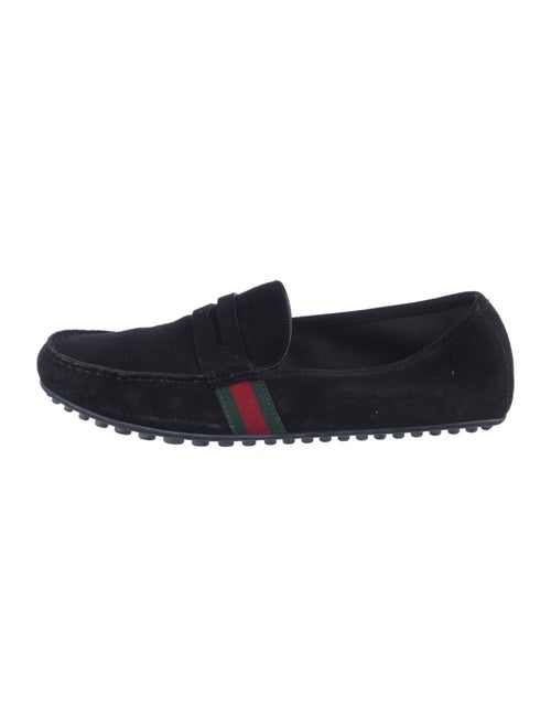 Gucci Web Accent Suede Espadrilles