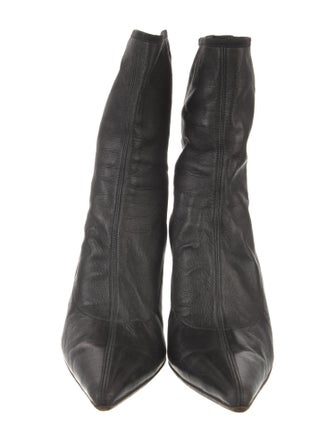 Gucci Bamboo Accent Leather Boots