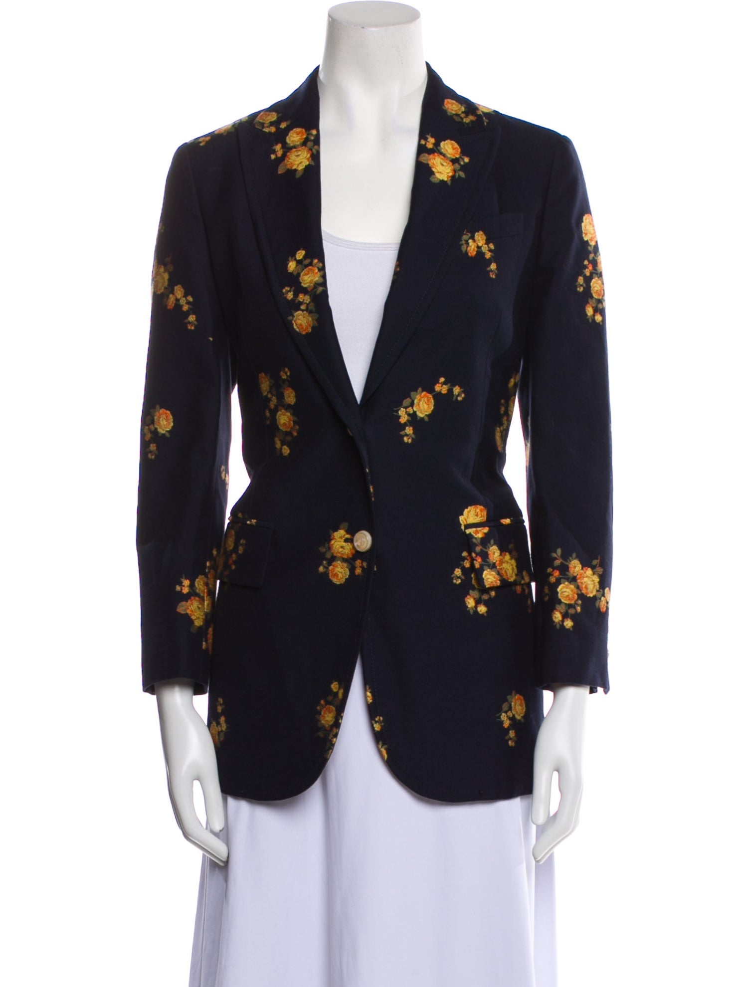 Gucci 2018 Floral Print Blazer