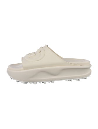 Gucci Miami Interlocking G Logo Slides