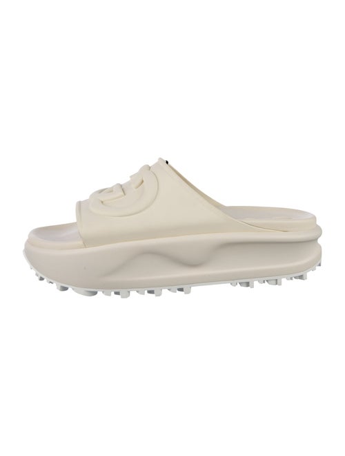 Gucci Miami Interlocking G Logo Slides