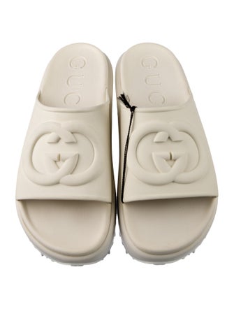 Gucci Miami Interlocking G Logo Slides
