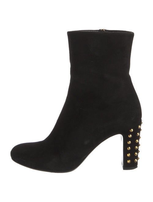 Gucci Suede Studded Accents Boots