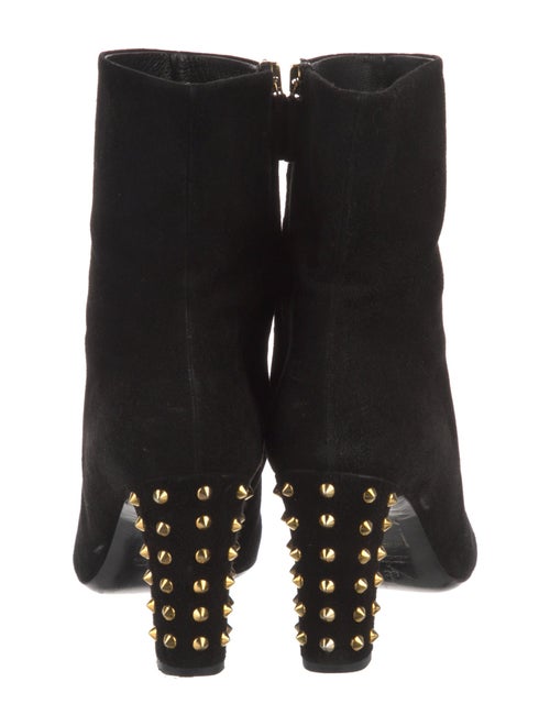 Gucci Suede Studded Accents Boots