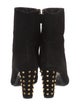 Gucci Suede Studded Accents Boots