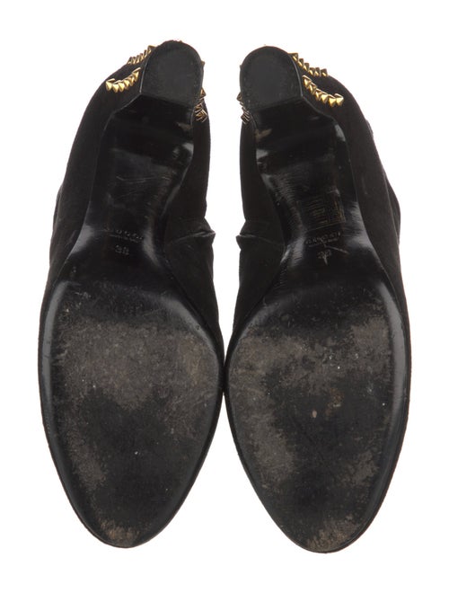 Gucci Suede Studded Accents Boots