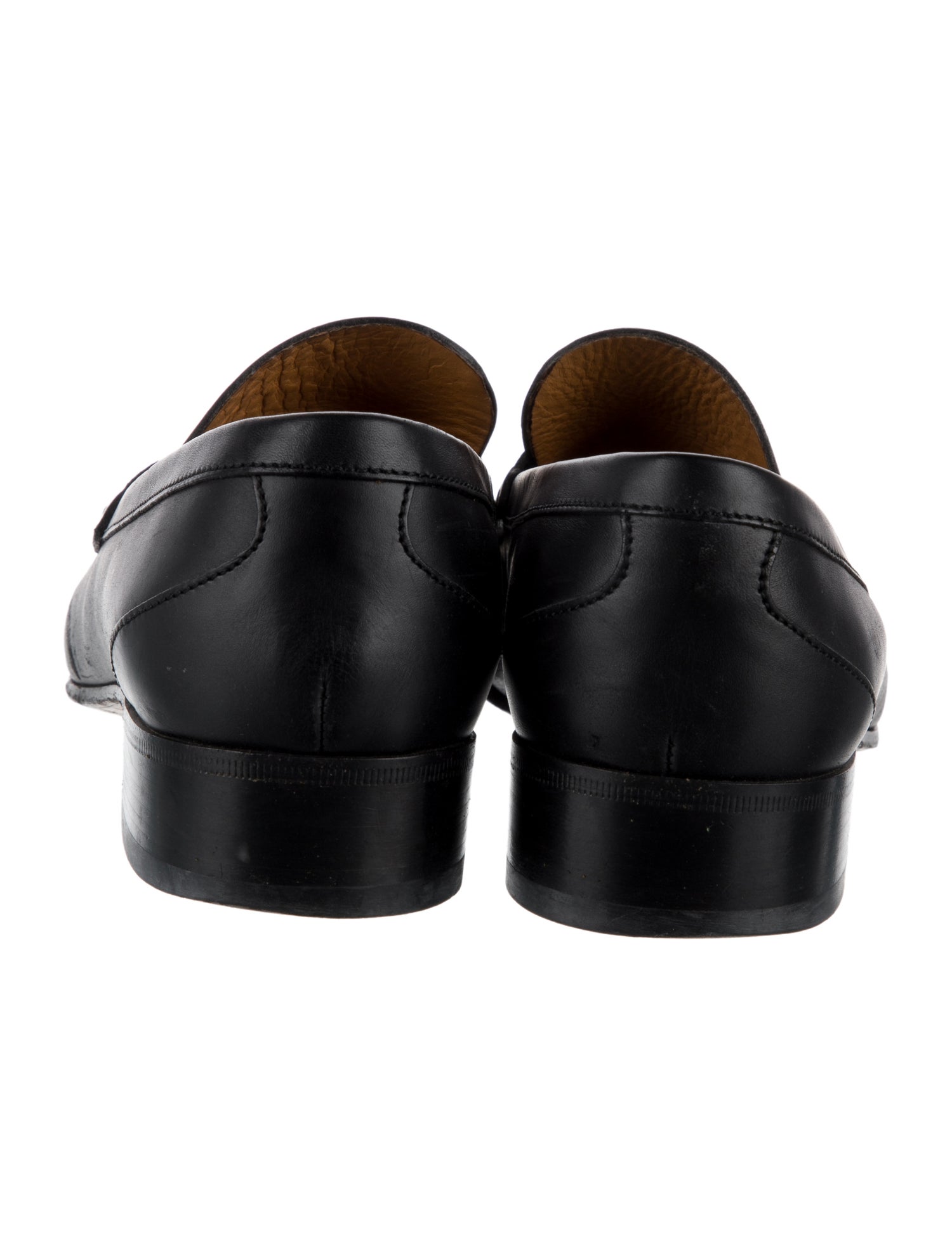 Gucci 1955 Horsebit Accent Leather Dress Loafers