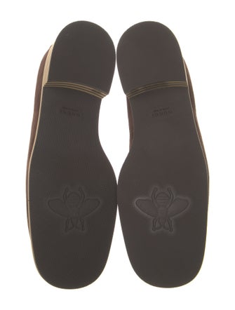 Gucci GG Logo Velvet Oxfords
