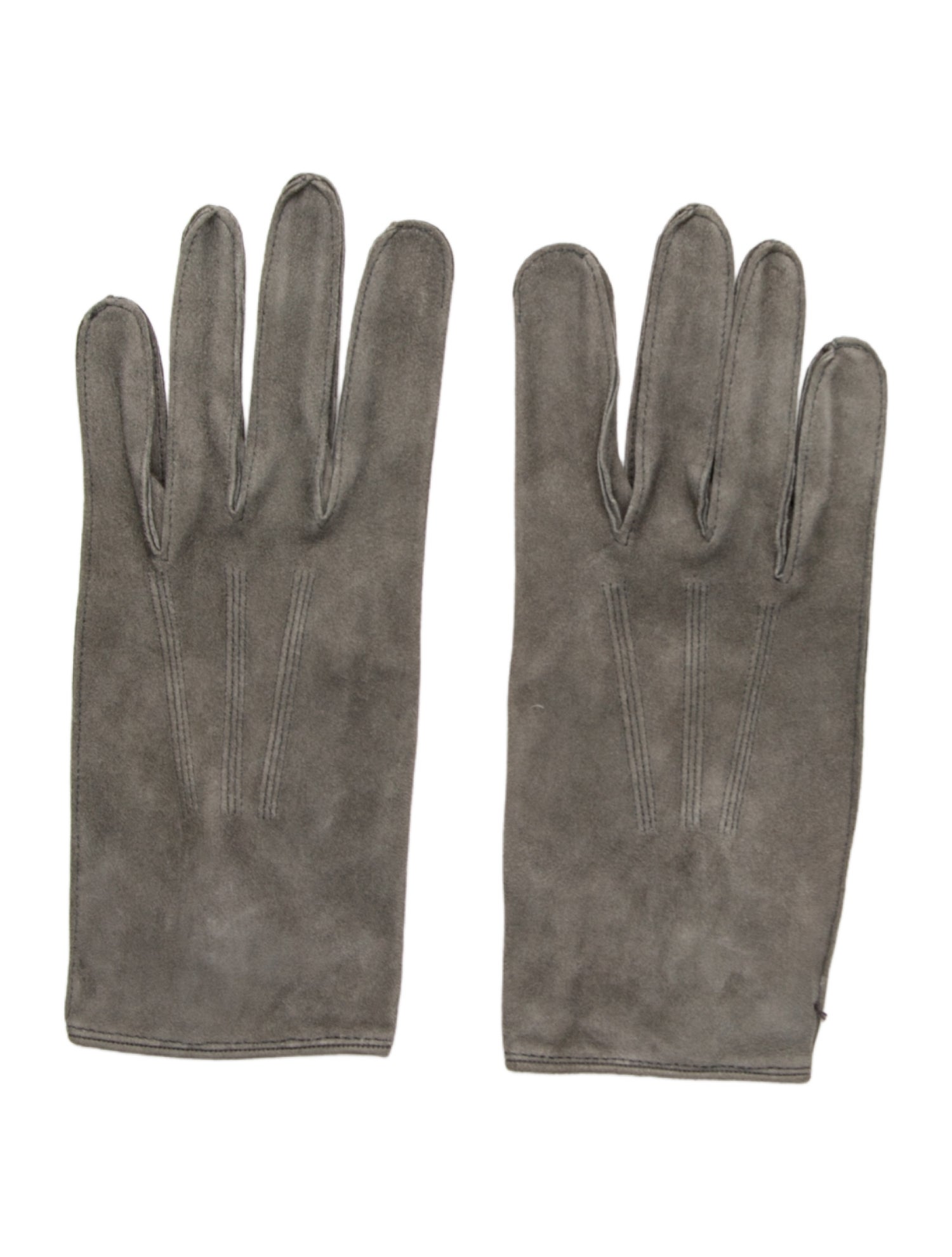 Gucci solid leather glove