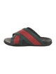 Gucci Web Accent Rubber Slides
