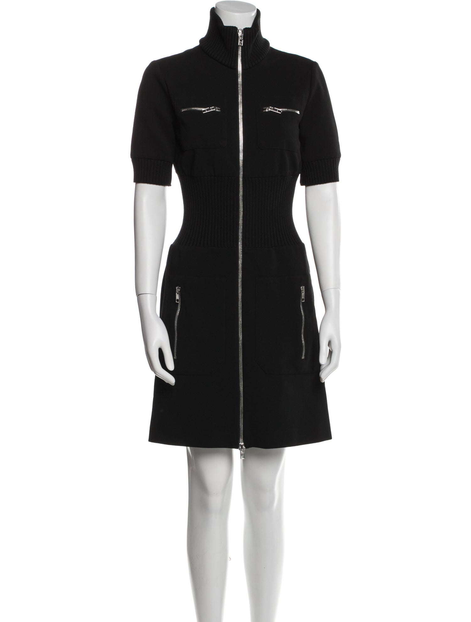 Gucci Mock Neck Mini Dress