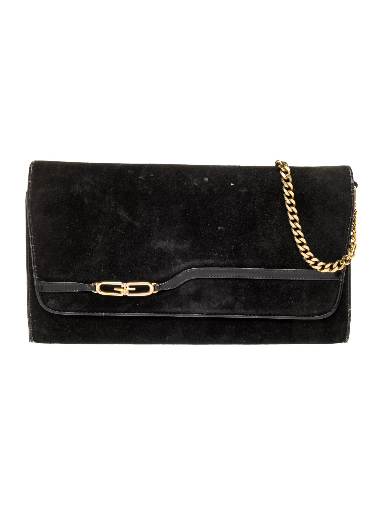 Gucci Suede Suede Shoulder Bag Small Vintage