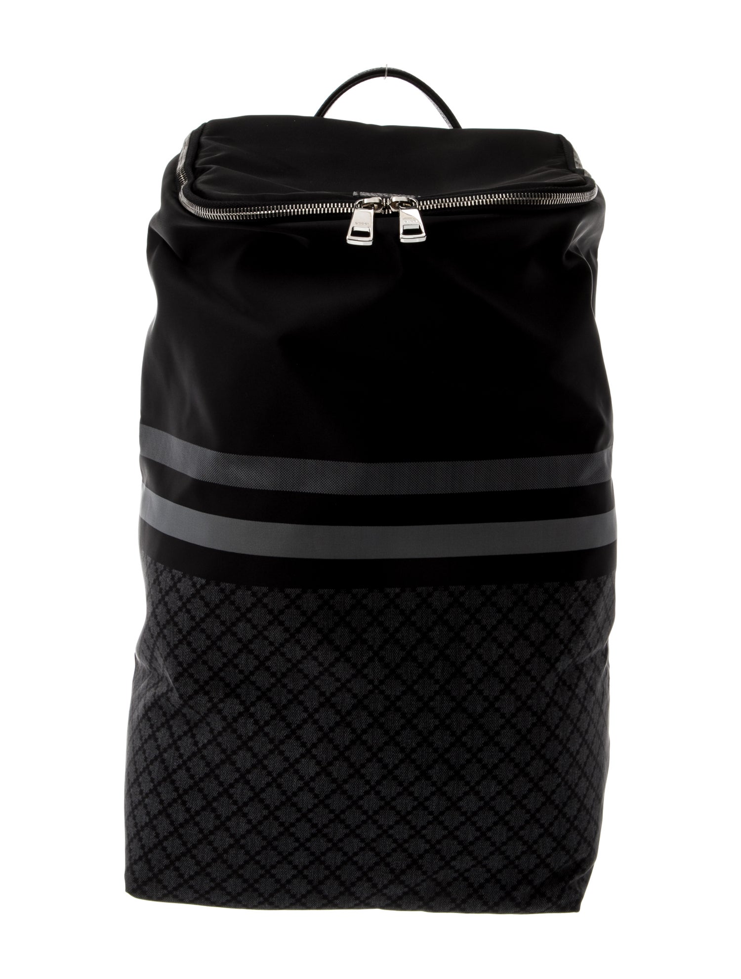 Gucci Diamante Nylon Diamante Backpack Black