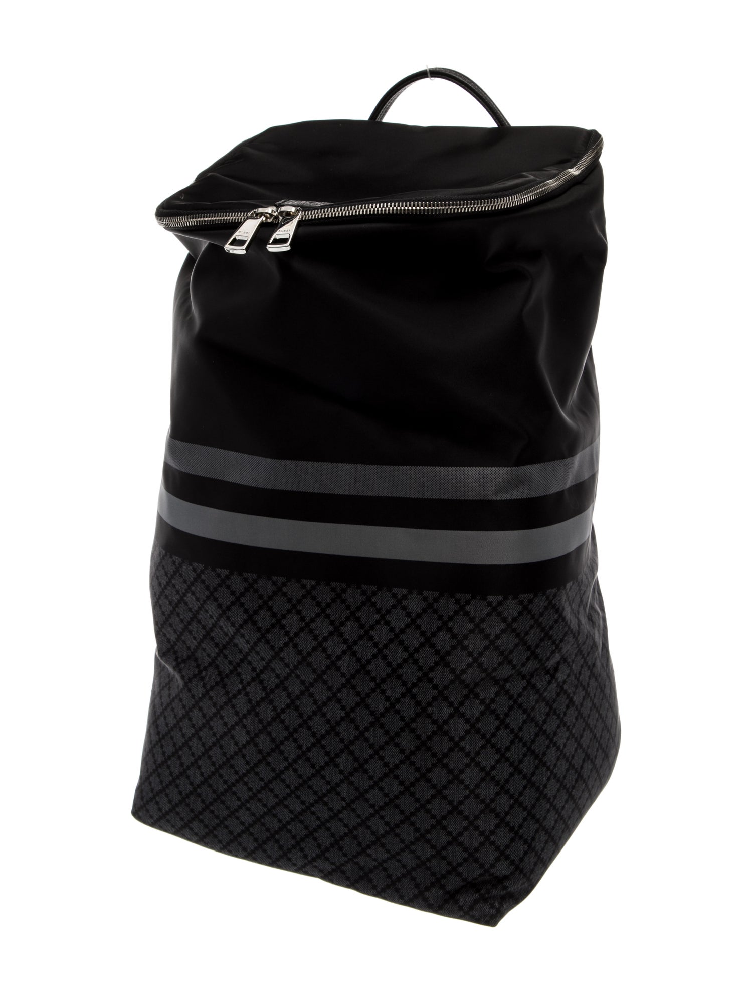 Gucci Diamante Nylon Diamante Backpack Black