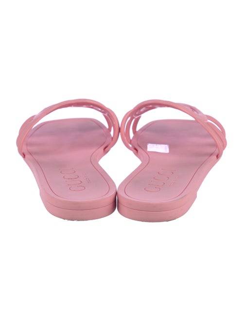 Gucci Interlocking G Logo Rubber Slides