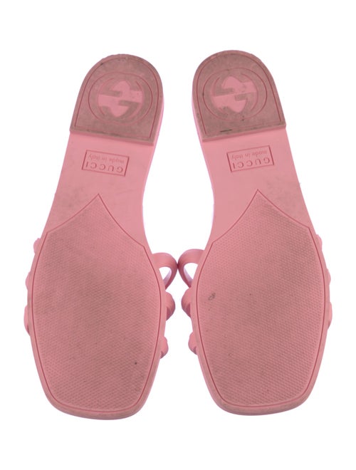 Gucci Interlocking G Logo Rubber Slides