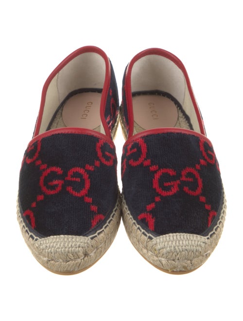 Gucci Velvet Printed Espadrilles