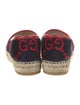 Gucci Velvet Printed Espadrilles