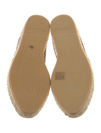 Gucci Velvet Printed Espadrilles