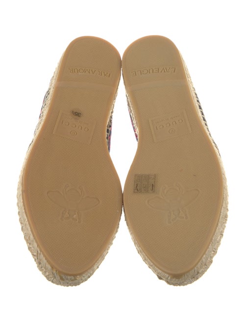 Gucci Velvet Printed Espadrilles