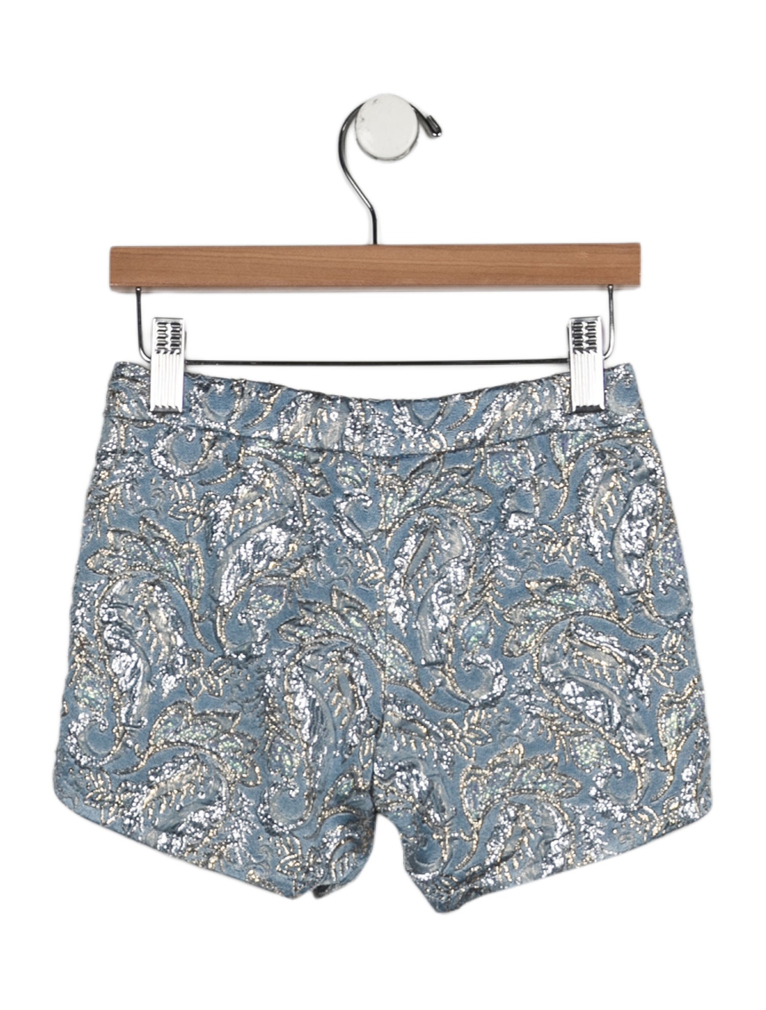 Gucci toddler girls' blue multicolored shorts