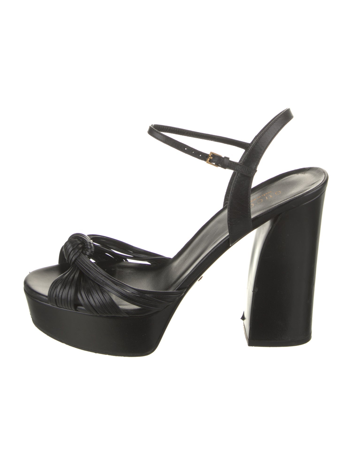 Gucci Allie Leather Sandals