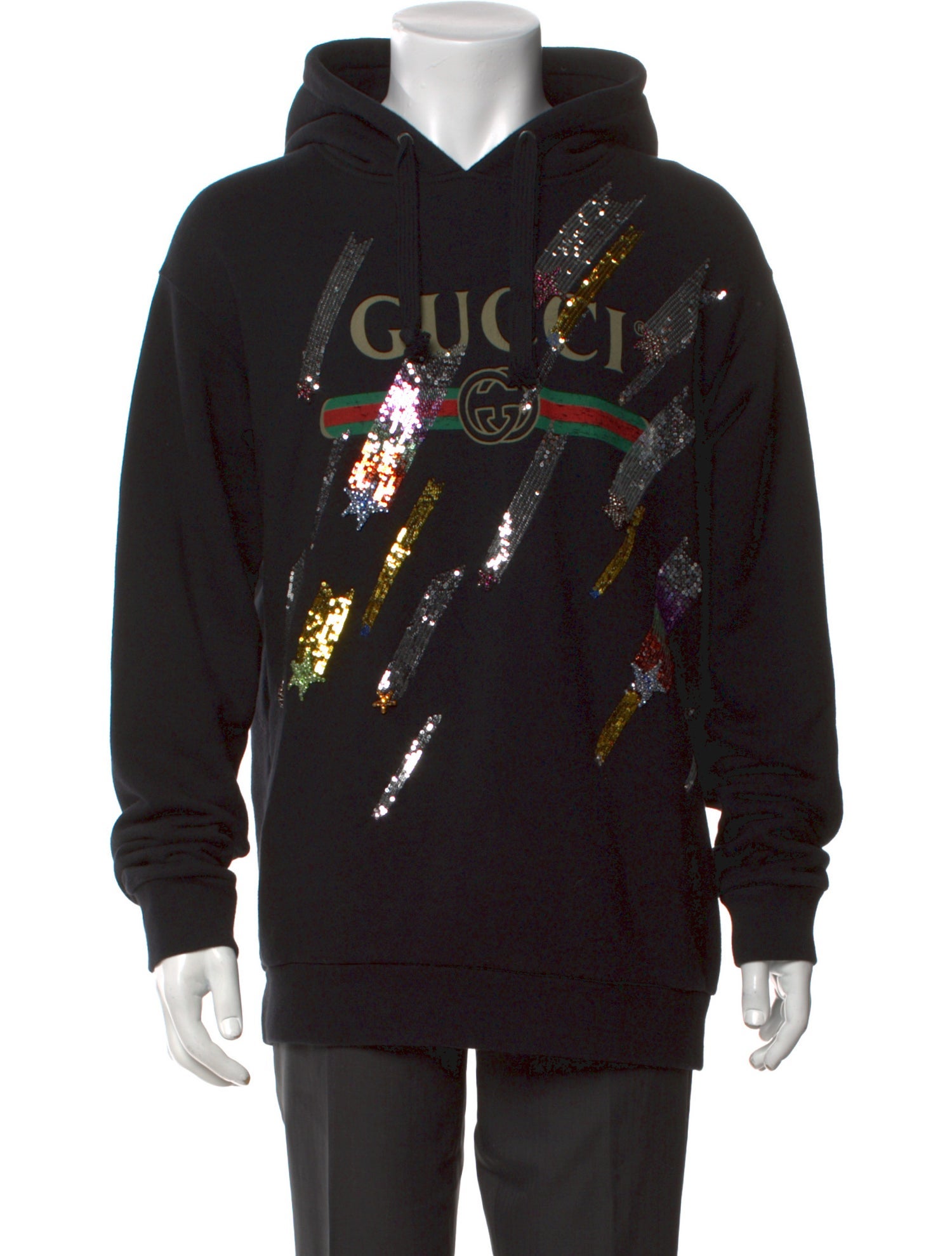 Gucci 2018 Web Accent Hoodie